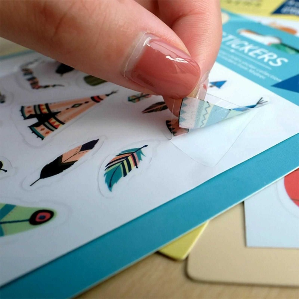 Abțibilduri, Stickere pentru copii, Modele lumea Indienilor 3