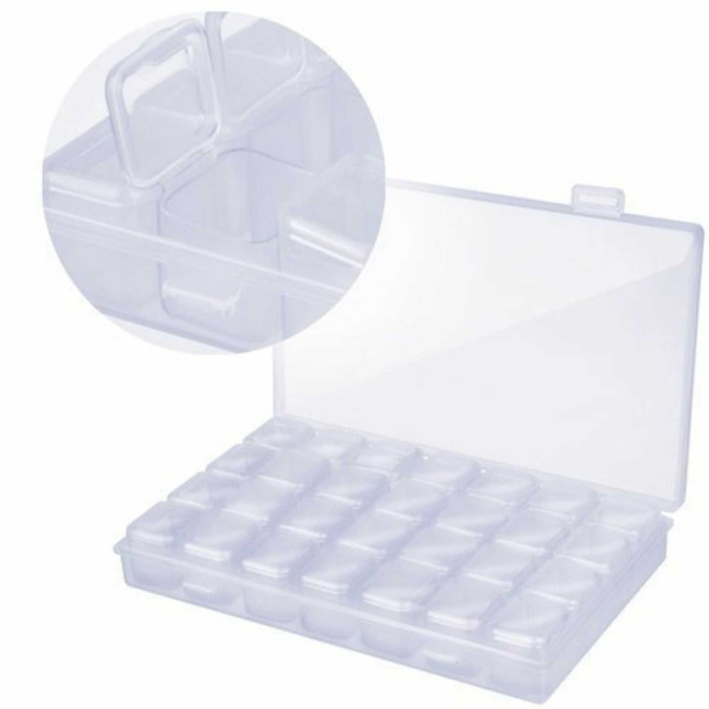 Accesorii pentru goblene și picturi cu diamante, Set organizator cu 22 piese, Diamond Painting, Multicolor 5