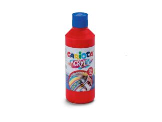 Acuarele acrilice tempera Carioca 250 ml roșu