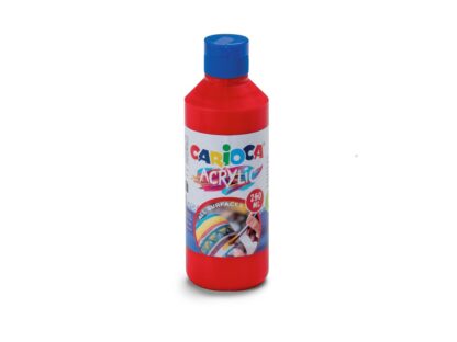 Acuarele acrilice tempera Carioca 250 ml roșu