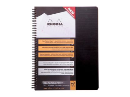 Agendă A4+ Meeting, cu spiră Rhodia coperta