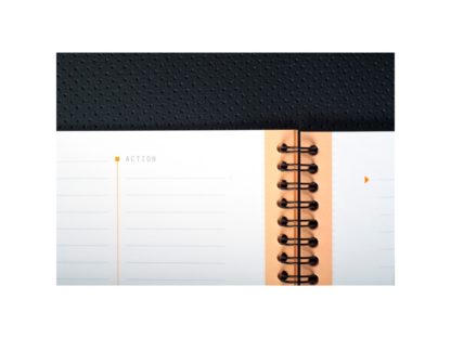 Agendă A4+ Meeting, cu spiră Rhodia detaliu