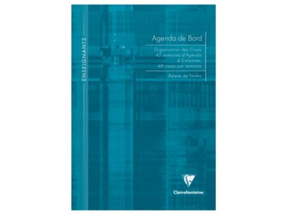 Agendă nedatată A4, Clairefontaine albastru