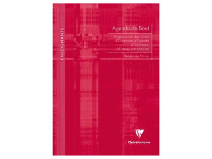 Agendă nedatată A4, Clairefontaine roșu