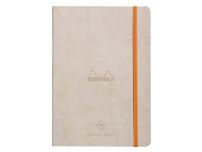 Agendă nedatată A5, Rhodia Perpetual Beige