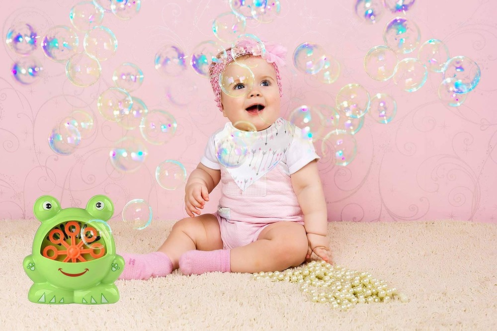 Aparat de făcut baloane de săpun, bule model broscuță 2