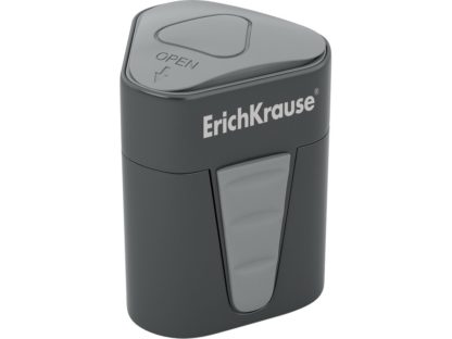 Ascuțitoare din plastic cu rezervor Erich Krause 3-Touch gri