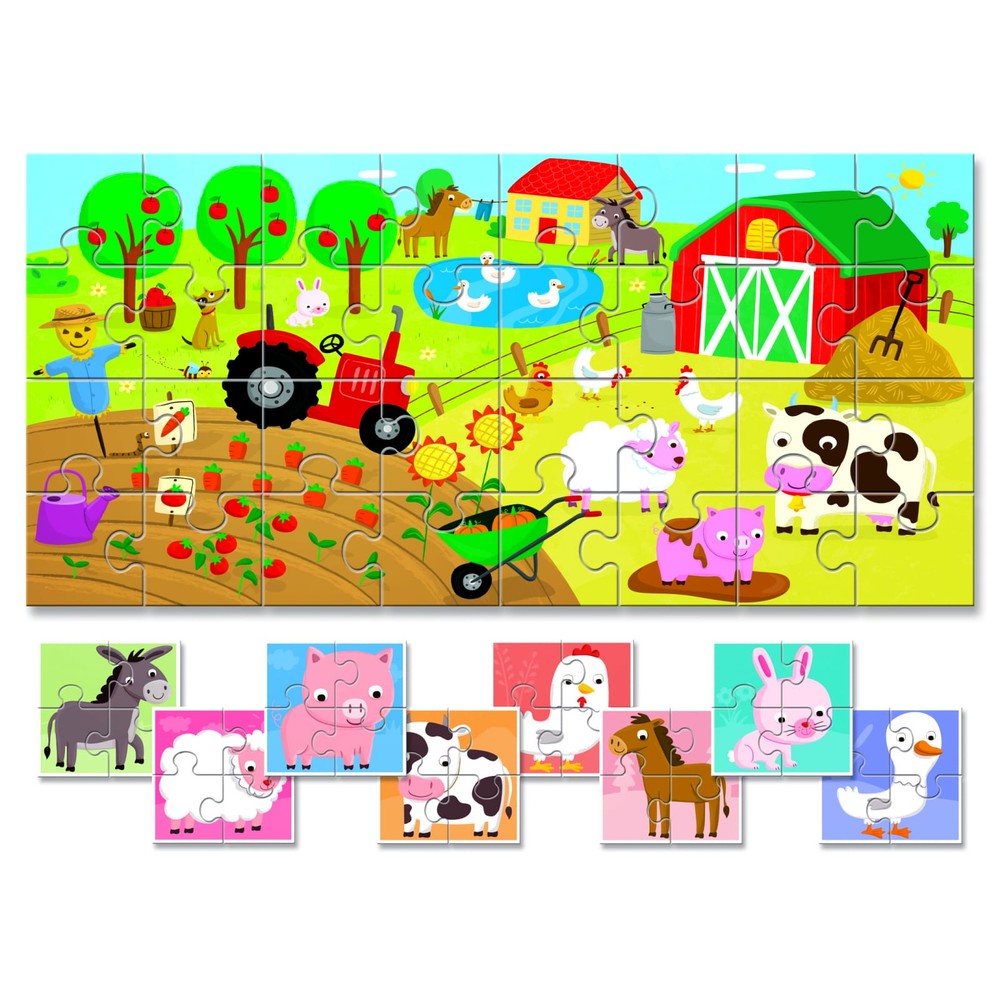 Baby Puzzle Ferma, Ludattica, 2 ani +, 32 piese 2