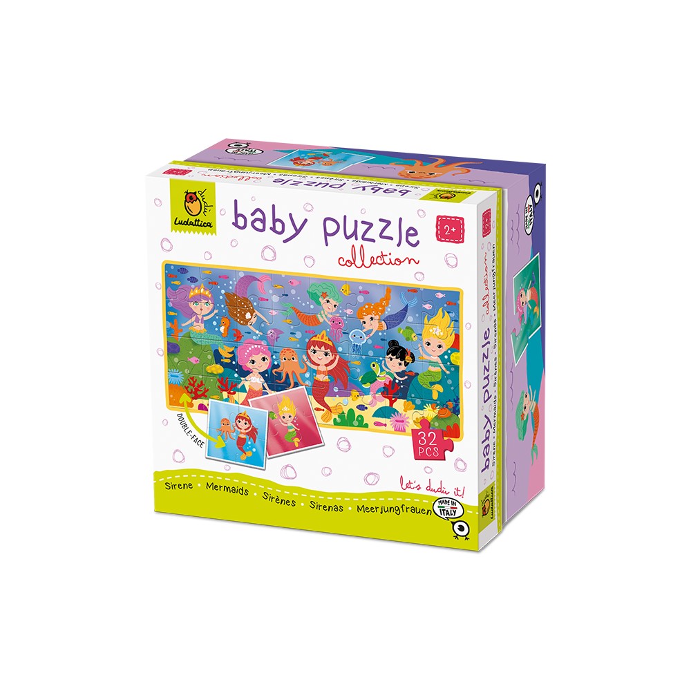 Baby Puzzle Sirene, Ludattica, 2-5 ani 2