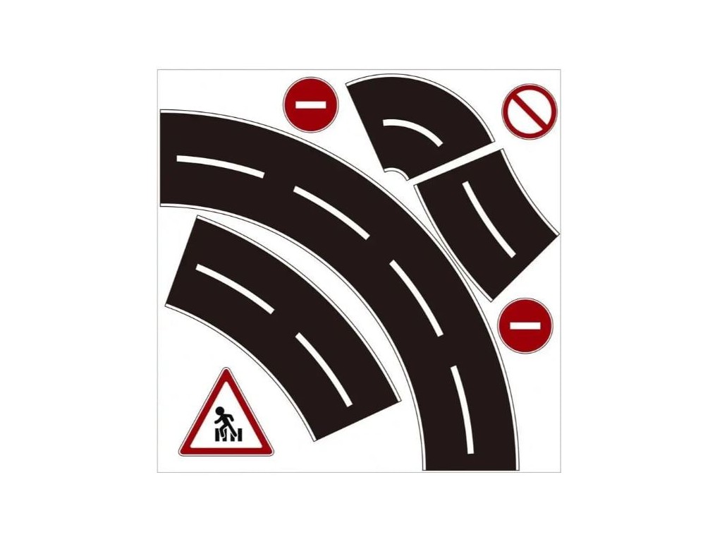 Bandă auto pentru circuit și curse de mașinuțe, 92 cm