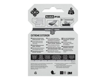 Bandă dublu adezivă montare exterior, 19 mm x 1,5 m, Scotch-Fix™ 7