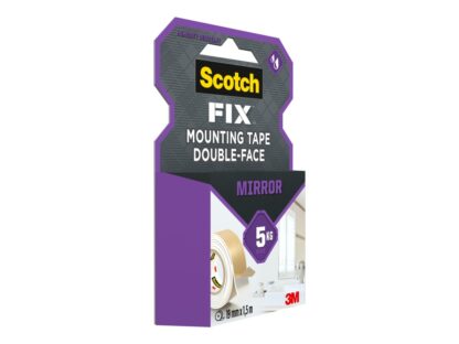 Bandă dublu adezivă montare oglinzi, 19 mm x 1.5 m, Scotch-Fix™ 2