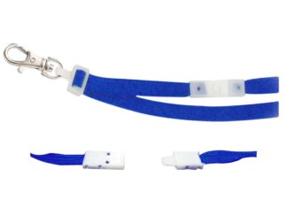Bandă textilă pentru ecuson 10 mm albastru