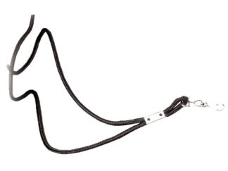 Bandă textilă pentru ecuson 3 mm negru