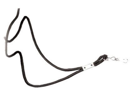 Bandă textilă pentru ecuson 3 mm negru