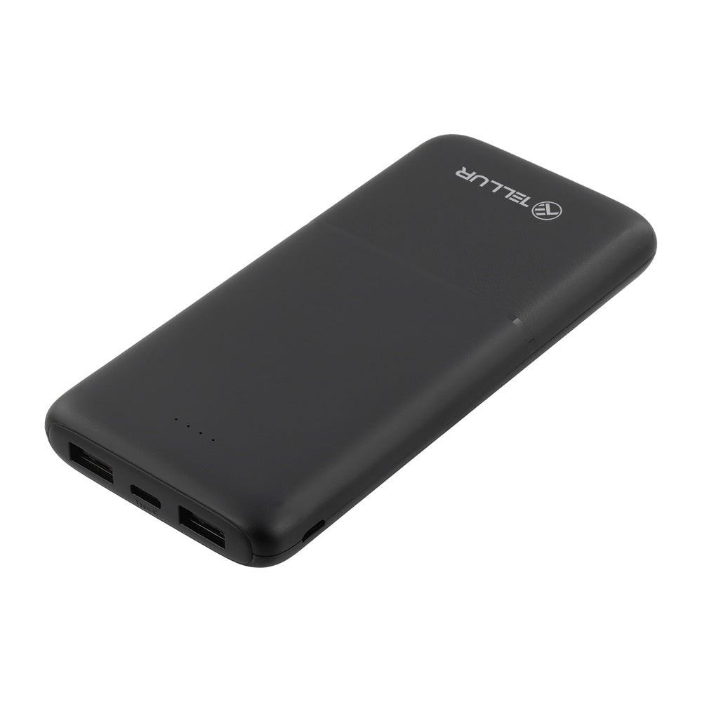 Baterie externa Tellur 10000 mAh 2 x USB + USB-C + MicroUSB, negru 4
