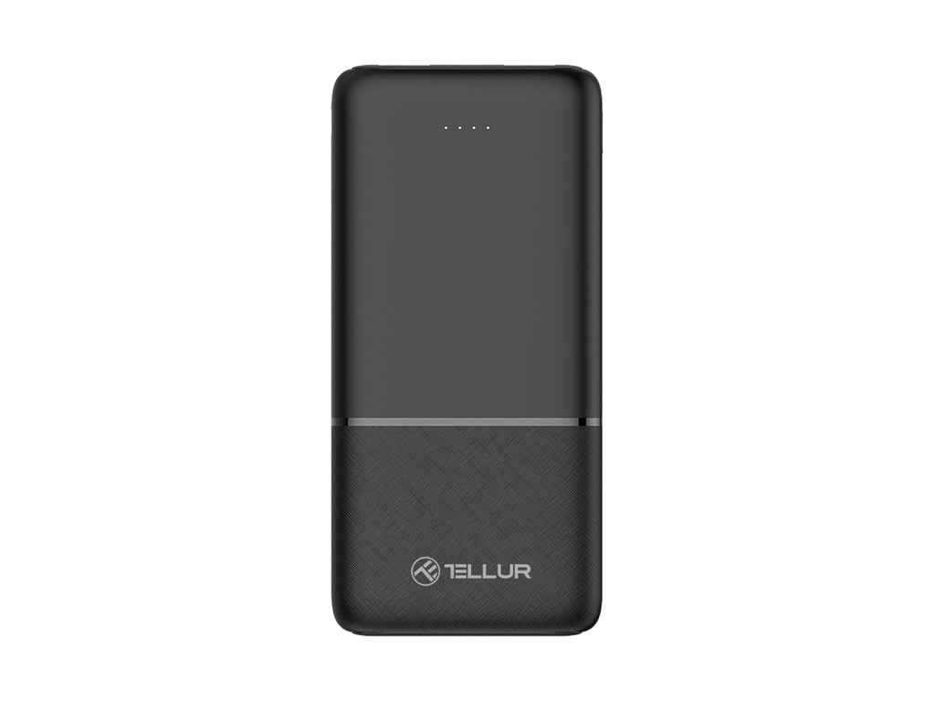 Baterie externa Tellur 10000 mAh 2 x USB + USB-C + MicroUSB, negru