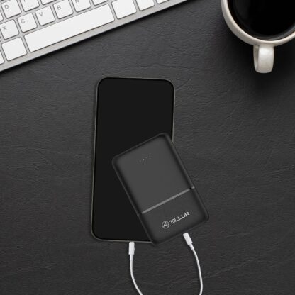Baterie externă Tellur 5000mAh 2xUSB+USB-C+MicroUSB, negru 3