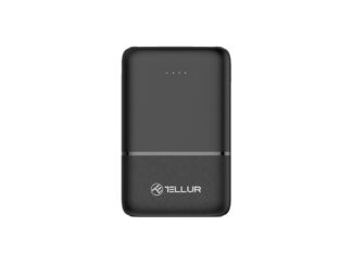 Baterie externă Tellur 5000mAh 2xUSB+USB-C+MicroUSB, negru