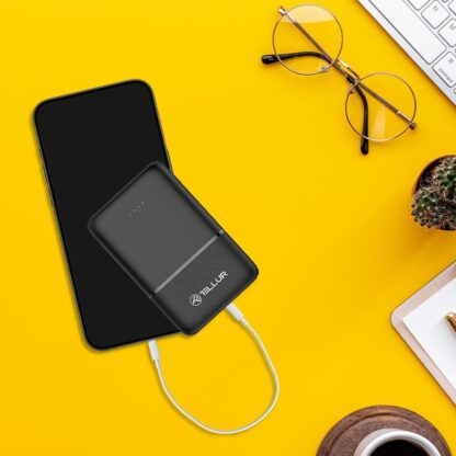 Baterie externă Tellur 5000mAh 2xUSB+USB-C+MicroUSB, negru 6
