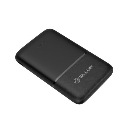 Baterie externă Tellur 5000mAh 2xUSB+USB-C+MicroUSB, negru 8
