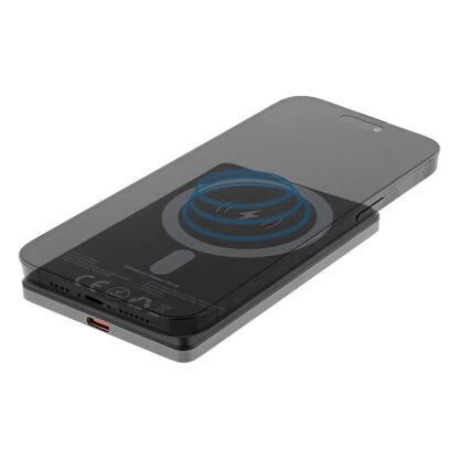 Baterie externă Tellur 5000mAh, PD20W, compatibil MagSafe, gri 13