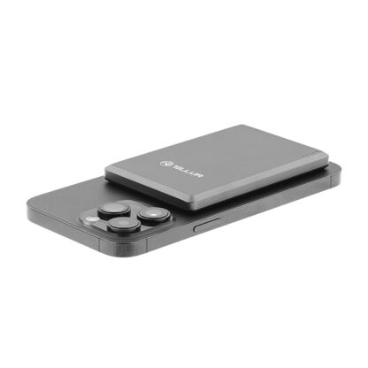 Baterie externă Tellur 5000mAh, PD20W, compatibil MagSafe, gri 14