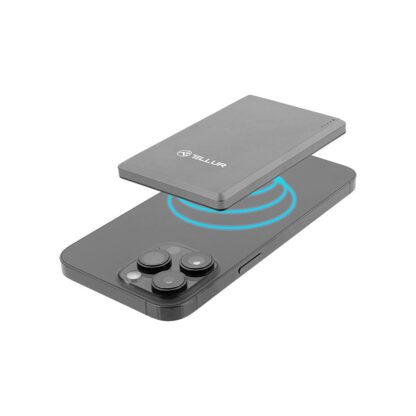 Baterie externă Tellur 5000mAh, PD20W, compatibil MagSafe, gri 2