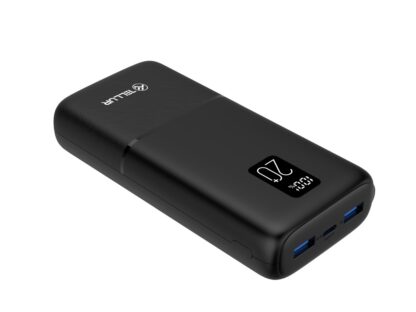 Baterie externă Tellur Boost Pro PD202 20000mAh 2xQC3.0 22.5W + PD 20W, LCD display, negru 2