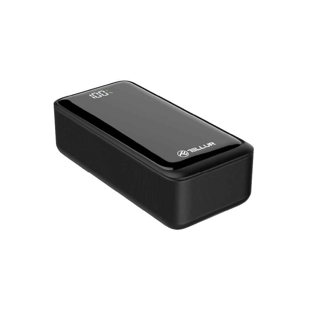 Baterie externa Tellur Boost Pro PD303 30000 mAh 2xQC3.0 22.5 W + PD20W, LCD display, negru 6