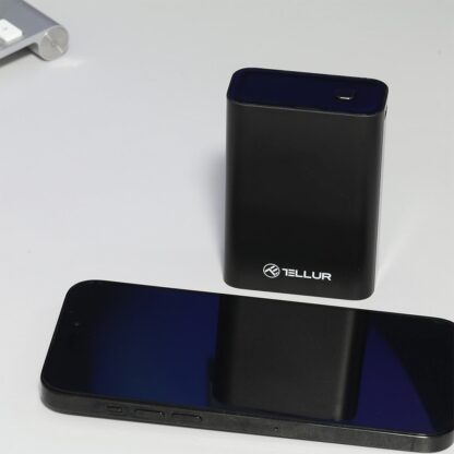 Baterie externă Tellur Compact Pro PD702 20000mAh QC3.0 22.5W + PD20W, LCD display, negru 5