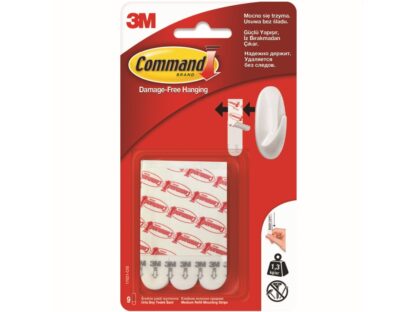Benzi dublu adezive rezerve cârlige Command 3M