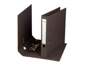 Biblioraft plastifiat übers 50 mm negru