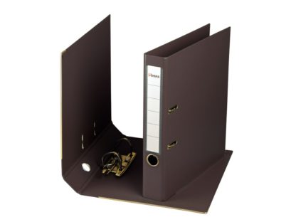 Biblioraft plastifiat übers 50 mm negru