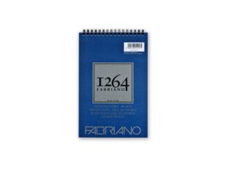 Bloc desen 1264 Black Drawing, A5, 200gr, 20 file, cu spirală Fabriano