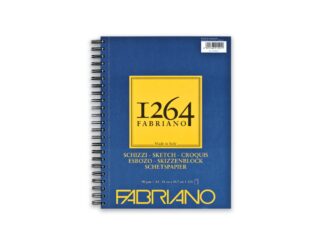 Bloc desen 1264 Schizzi, A4, 90gr, 120 file, cu spirală pe lungime Fabriano