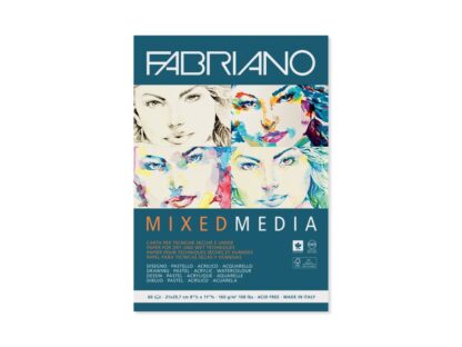 Bloc desen Mix Media, A4, fără spiră, Fabriano