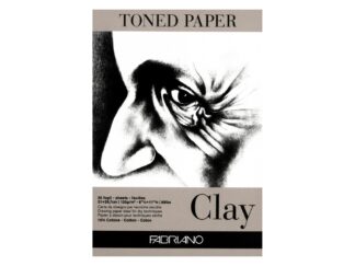 Bloc desen Toned Paper Clay, A3, 120g, 50 file, fără spirală Fabriano