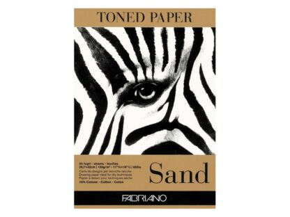 Bloc desen Toned Paper Sand, A3, 120g, 50 file, fără spirală Fabriano