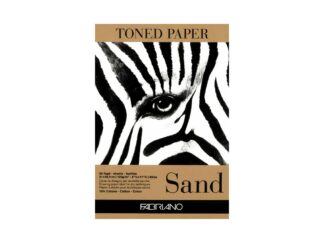 Bloc desen Toned Paper Sand, A4, 120g, 50 file, fără spirală Fabriano