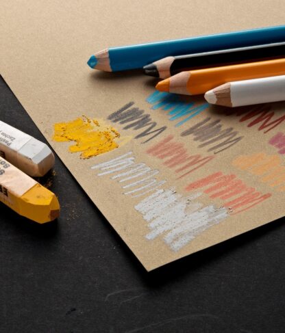 Bloc desen Toned Paper Sand Fabriano exemplu