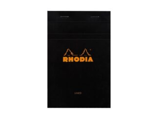 Blocnotes 11 x 7 cm, capsat, 80 file, N°14, Rhodia Basic, black dictando