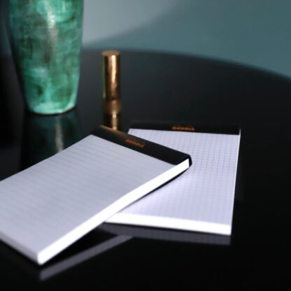 Blocnotes 8,5 x 12 cm, capsat, 80 file, N°12, Rhodia Basic, negru 4