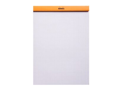 Blocnotes A4, capsat, 80 file, N°18, Rhodia Basic, orange 2