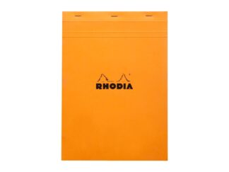 Blocnotes A4, capsat, 80 file, N°18, Rhodia Basic, orange