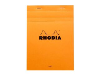 Blocnotes A5, capsat, 80 file, N°16, Rhodia Basic, orange dictando