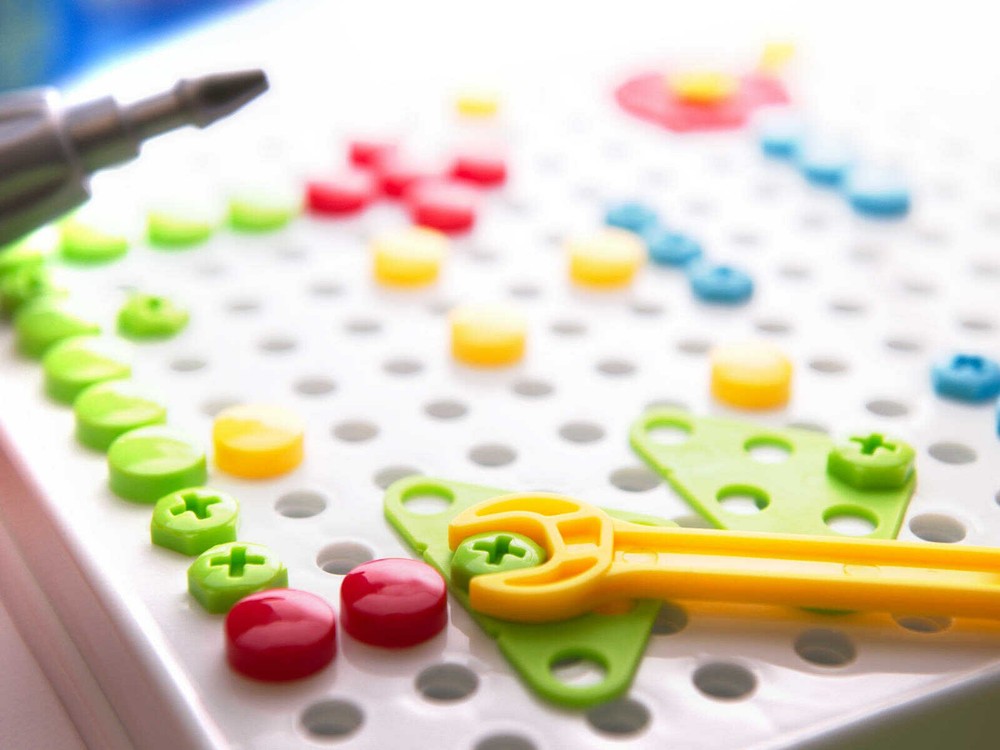 Bormașină Magică Jucărie cu Șuruburi, 261 piese, STEM, Set de Construcție 10