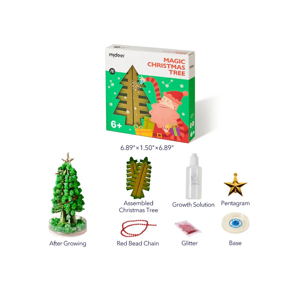 Brad Magic de Crăciun MiDeer Set STEM creativ cu sare pentru copii 6+ 9