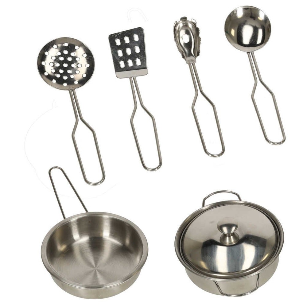 Bucătărie copii, cu Frigider, 80 x 24 x 80 cm, Alb, Design Modern Deluxe, Elemente Detașabile, Suport pentru Multiple Accesorii, Cuptor, Plită 3