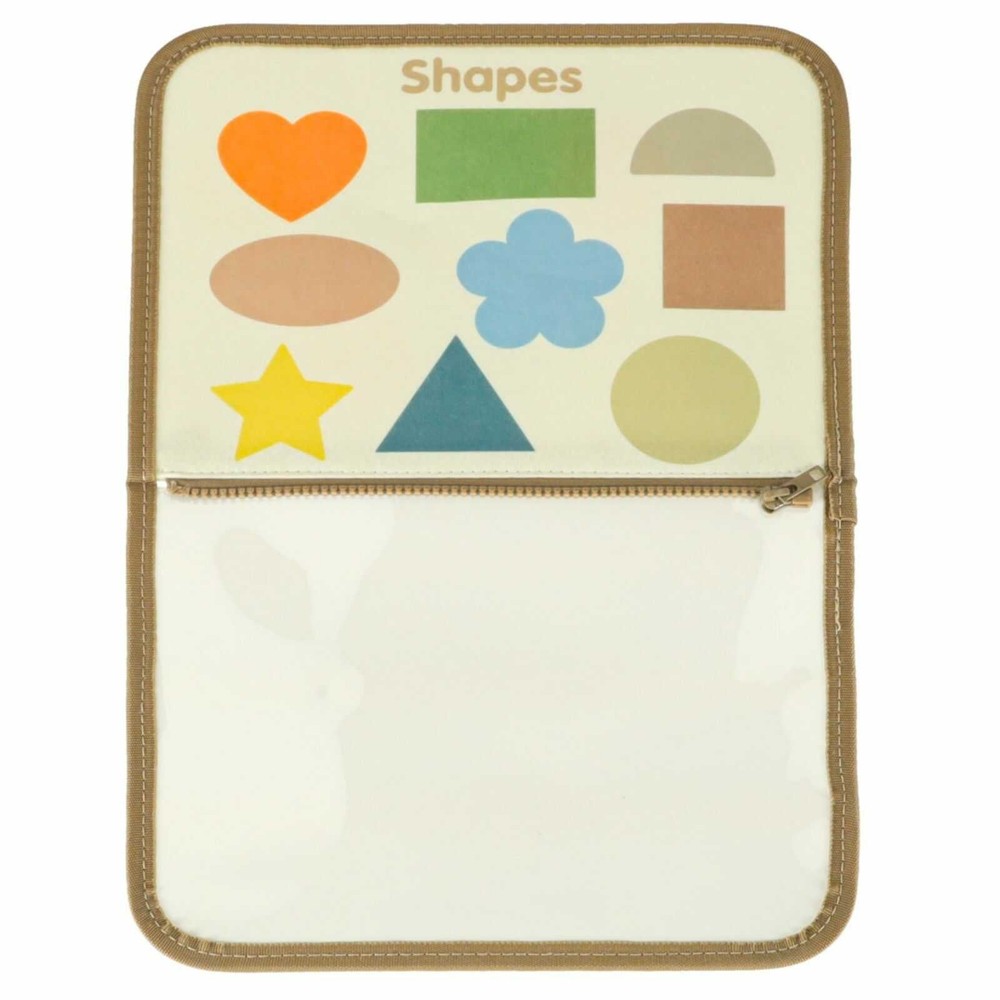 Busy Board Montessori, Carte senzorială Portabilă cu Activități Educative și Interactive, Dinozauri 17